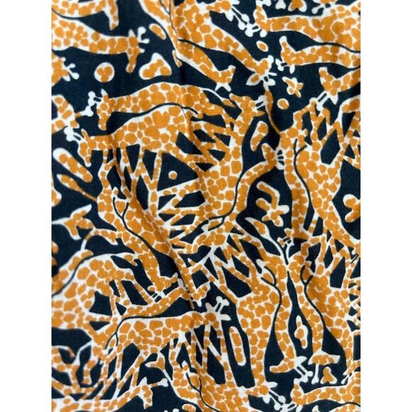 Drake’s London For J. Crew EUC Giraffe Print V-Neck Top Blouse Size 2 - Picture 7 of 11